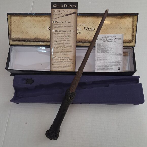 The Noble Collection The Harry Potter TV Remote Control Wand Magic Wizard - Picture 12 of 14